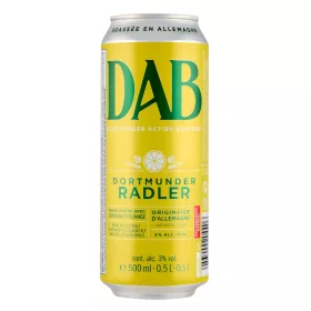 Dab Radler szűretlen sör 0,5 L dobozos