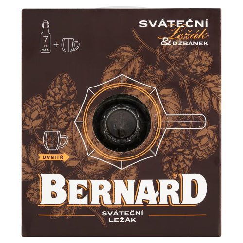 Bernard sör Pack (7 x Celebration Lager 0,5 l üveges sör +1 korsó)