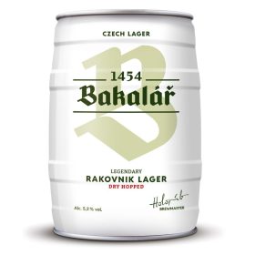 Bakalár Dry Hopped Lager sör 5,2% 5 L 