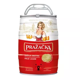 Prazacka Pale Lager sör 4% 5 L hordó