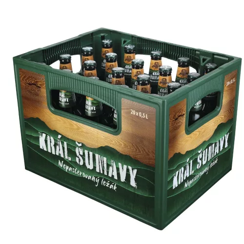 Král Šumavy Lager sör 4,9% 0,5 L üveg