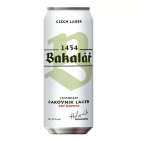 Bakalár Dry Hopped Lager sör 5,2% 0,5 L doboz