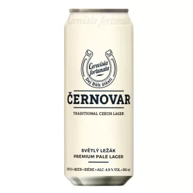   Černovar Světlý – Tradicionális cseh világos lager 4,9% 0,5 L doboz