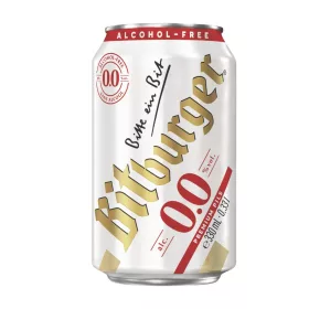   Bitburger 0.0% Premium Pils Alkoholmentes sör 0,33 l dobozos