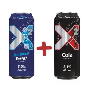   Bitburger X2 Cola sörmix 3,1% + Bitburger X² Ice Boost Energy 6+6 Akció