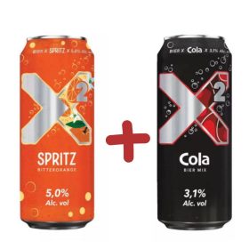   Bitburger X2 Cola sörmix 3,1% + Bitburger X2 Spritz 5% 6+6 Akció