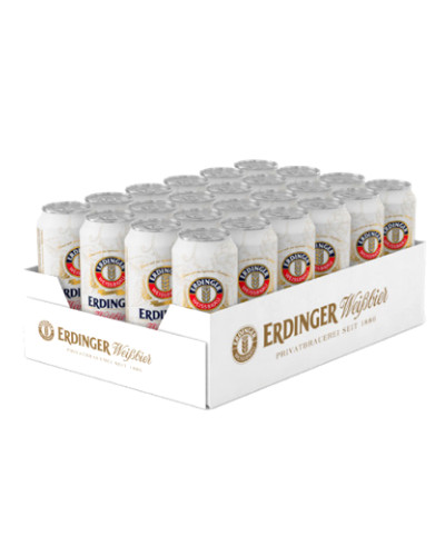Erdinger Weissbier szűretlen búzasör 5,3% 0,5 L dobozos