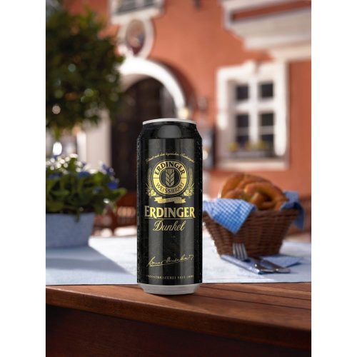 Erdinger Dunkel szűretlen búzasör 5,3% 0,5 l dobozos