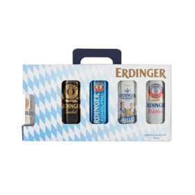 Erdinger sörválogatás Pack (4 x 0,5 l dobozos+1 pohár)