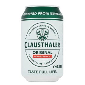 Clausthaler Original alkoholmentes sör 0,5% 0,33 L dobozos