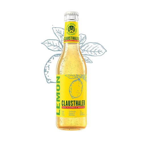 Clausthaler Lemon alkoholmentes sör 0,33 L üveges 