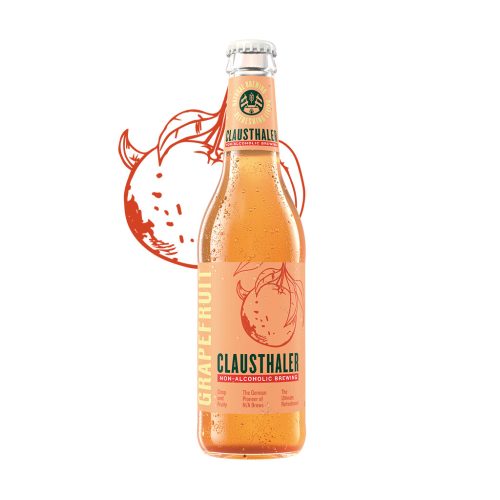 Clausthaler Grapefruit alkoholmentes sör 0,33 L üveges 