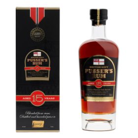 Pusser's 15 éves British Navy rum 40% 0,7 L