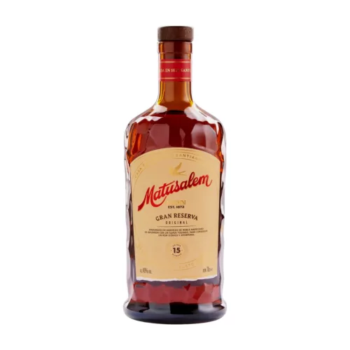 Matusalem Gran Reserva 15 rum  díszdobozban + 1 pohár 0,7L 40%