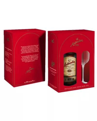 Matusalem Gran Reserva 15 rum  díszdobozban + 1 pohár 0,7L 40%