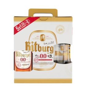   Bitburger Drive alkoholmentes sör Pack (5 x 0,33 l+1 pohár)