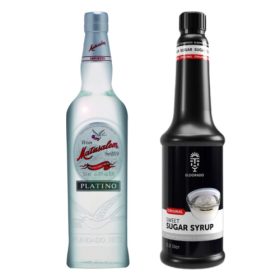   Daiquiri koktélcsomag - Matusalem Platino rum 40% 0,7 L+ Eldorado Cukor szirup 0,8 L