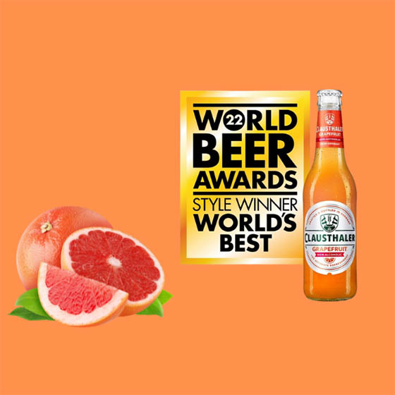 Clausthaler Grapefruit alkoholmentes sör