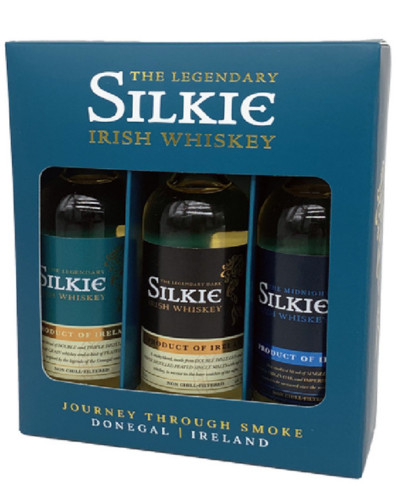 Silkie Irish Whiskey miniszett 46% (3x0,05l) Silkie Irish Whiskey miniszett 46% (3x0,05l)