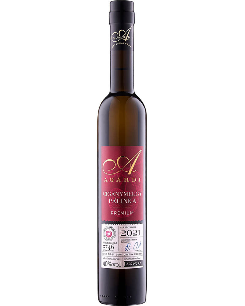 Agárdi Prémium Cigánymeggy pálinka 40% 0,5 L